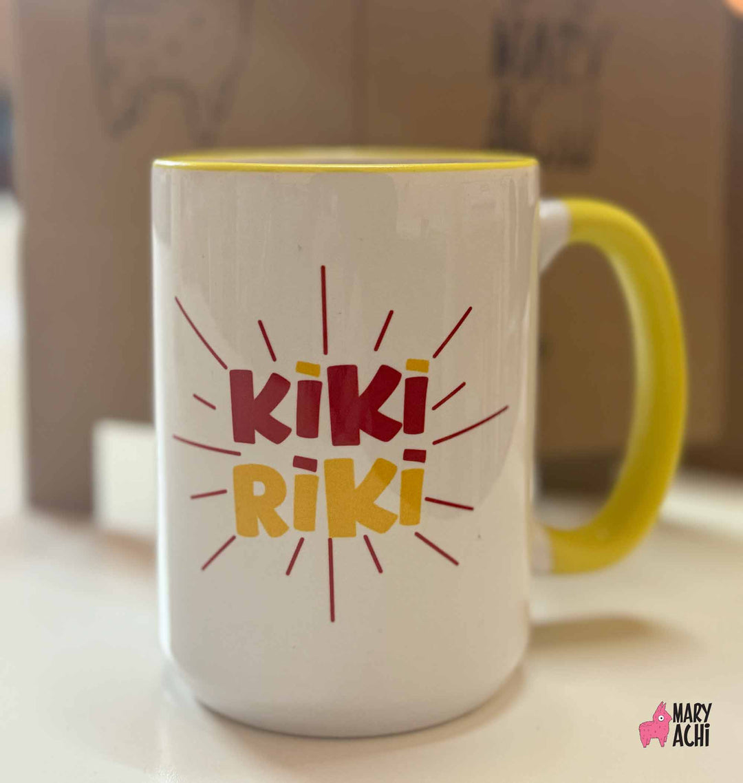 Taza “Kikirikí” – Pollito Chillón Edición Amarilla